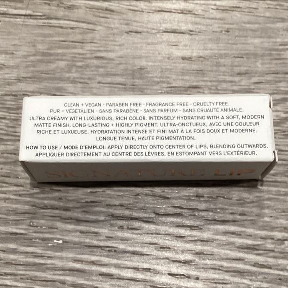 NWT FULL SIZE GEE BEAUTY GOLD SIGNATURE MATTE LIPSTICK IN COCO .12OZ 3.4G - Picture 8 of 8